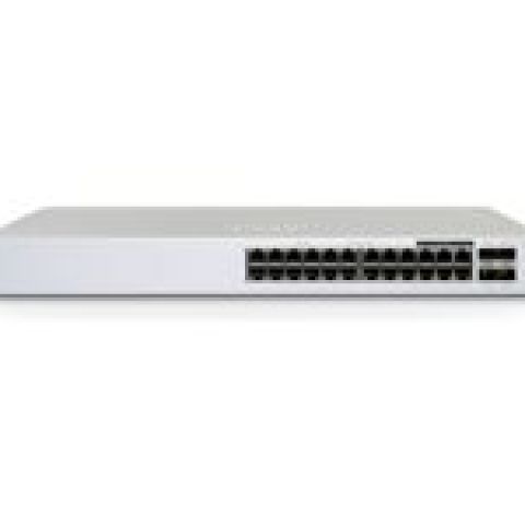 Cisco Meraki MS130-24P Géré L2 Gigabit Ethernet (10/100/1000) Connexion Ethernet, supportant l'alimentation via ce port (PoE) 1U Blanc