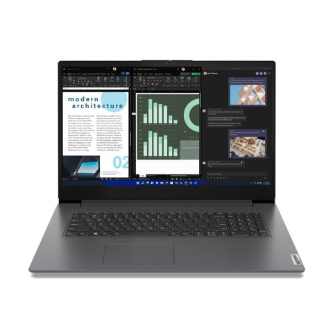 Lenovo V17 G4 IRU Intel® Core™ i5 i5-13420H 43,9 cm (17.3") Full HD 16 Go DDR4-SDRAM 512 Go SSD Wi-Fi 6 (802.11ax) Windows 11 Pro Gris