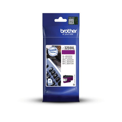 Brother LC3259XLMP Cartouche de toner 1 pièce(s) Original Magenta