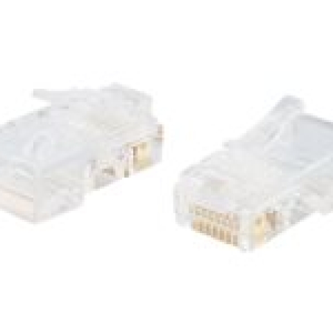 C2G RJ45 Cat5E Modular Plug for Flat Stranded Cable