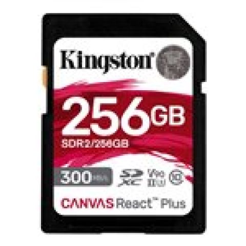 Kingston Technology Canvas React Plus 256 Go SD UHS-II Classe 10