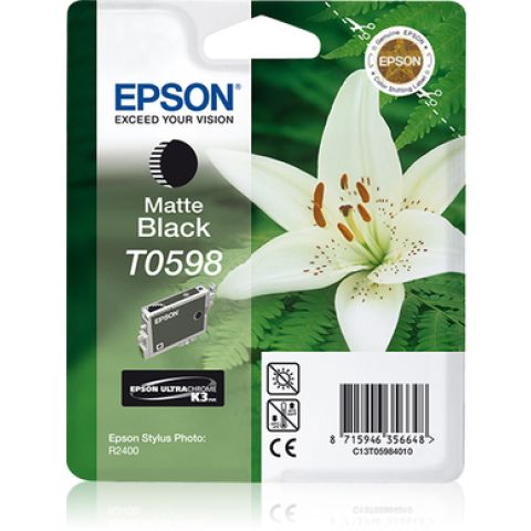 Epson T0598 cartouche d'encre 1 pièce(s) Original Rendement standard Noir