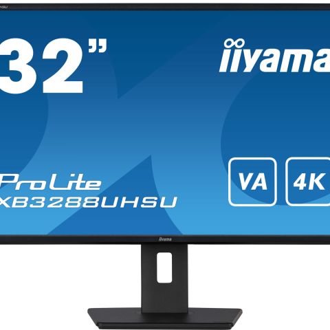 iiyama ProLite XB3288UHSU-B5 écran plat de PC 80 cm (31.5") 3840 x 2160 pixels 4K Ultra HD LCD Noir