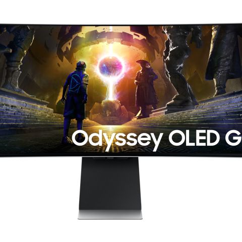 Samsung S34DG850SU écran plat de PC 86,4 cm (34") 3440 x 1440 pixels UltraWide Quad HD OLED Argent