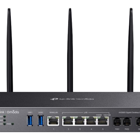 TP-Link Omada AX3000 routeur sans fil Gigabit Ethernet Bi-bande (2,4 GHz / 5 GHz) Noir