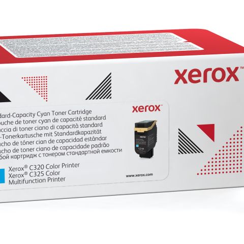 Xerox Cartouche de toner Cyan de Capacité standard Imprimante couleur ® C320?/?multifonctions ® C325 (1800 pages) - 006R04820