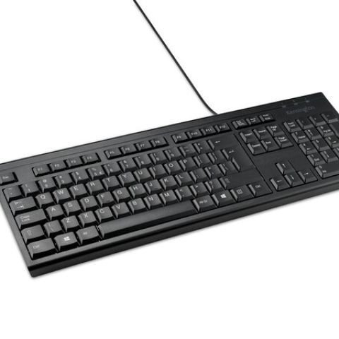 Kensington KB100 EQ clavier maison/bureau USB QWERTY Italien Noir