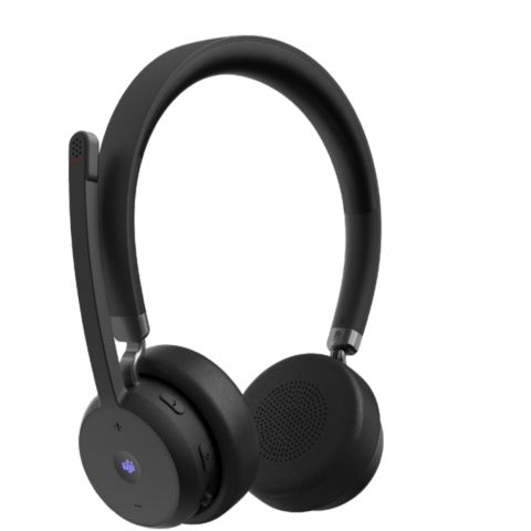 Lenovo Wireless VoIP Headset Casque Sans fil Arceau Bureau/Centre d'appels Bluetooth Noir