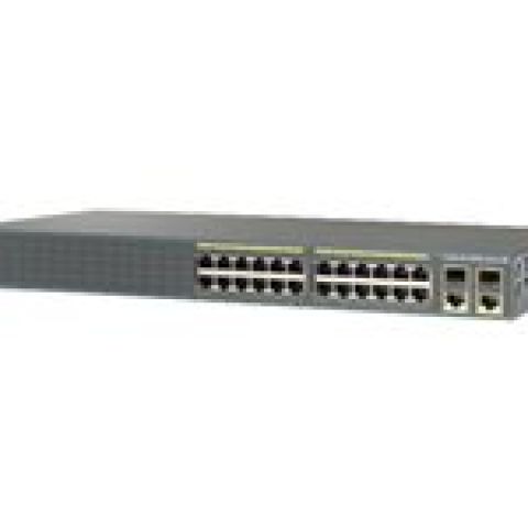 Cisco Catalyst C2960+24LC-L, Refurbished Géré L2 Fast Ethernet (10/100) Connexion Ethernet, supportant l'alimentation via ce port (PoE) Noir