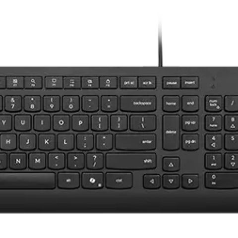 Lenovo 4X31R64403 clavier Souris incluse maison/bureau USB Belge, Français Noir