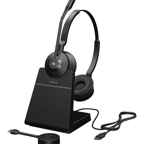Jabra Engage 55 SE Casque Sans fil Arceau Bureau/Centre d'appels Noir