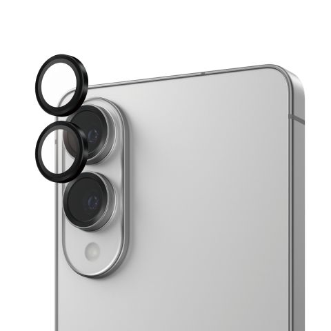 PanzerGlass ® Hoops® Camera Lens Protector Black Samsung S25 Edge Protection d'écran transparent 1 pièce(s)