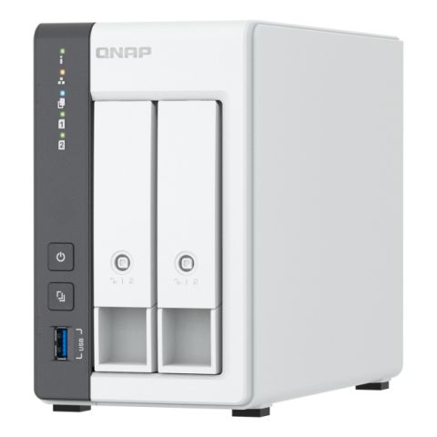 QNAP TS-216G serveur de stockage NAS Tower Cortex-A Cortex-A55 4 Go HDD Blanc