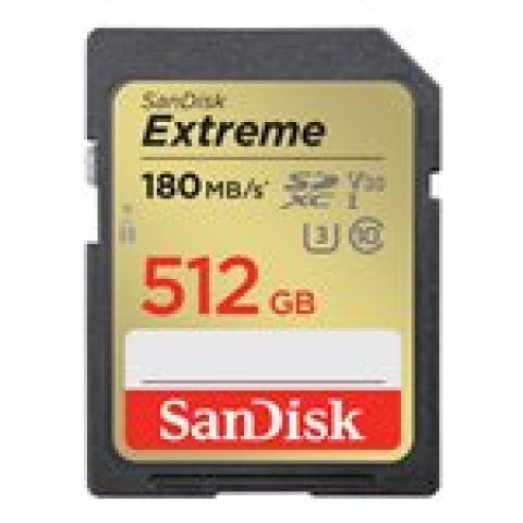 SanDisk Extreme 512 Go SDXC UHS-I Classe 10