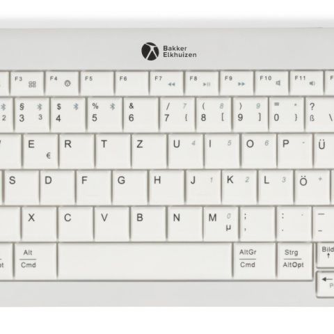 BakkerElkhuizen UltraBoard 950 V2 clavier Maison USB + Bluetooth QWERTZ Allemand Gris foncé, Gris clair