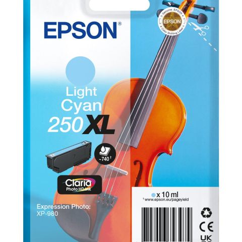 Epson Violin Claria Photo HD cartouche d'encre 1 pièce(s) Original Rendement élevé (XL) Cyan clair