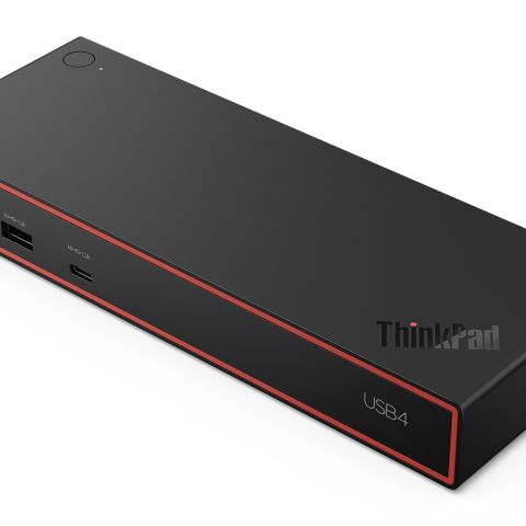 Lenovo ThinkPad USB4 Dock 5000 Avec fil Thunderbolt 4 Noir