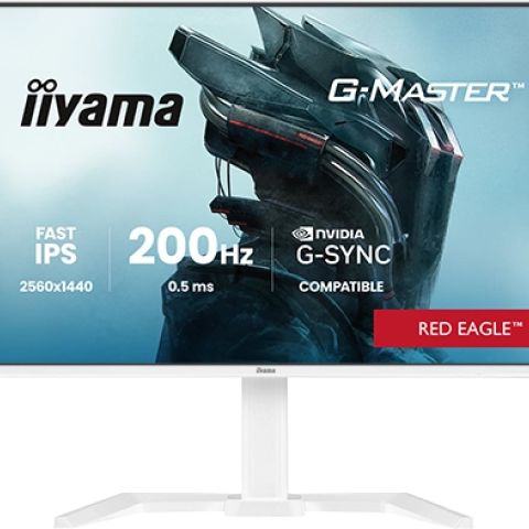 iiyama G-MASTER GB2771QSU-W1 écran plat de PC 68,6 cm (27") 2560 x 1440 pixels Wide Quad HD Blanc