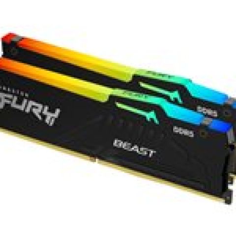 Kingston Technology FURY Beast RGB module de mémoire 32 Go 2 x 16 Go DDR5 5200 MHz