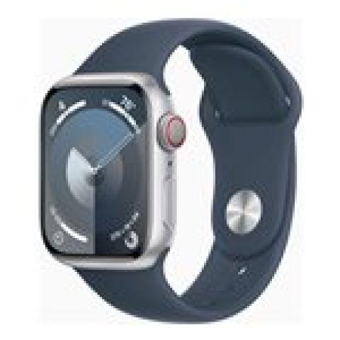Apple Watch Series 9 41 mm Numérique 352 x 430 pixels Écran tactile 4G Argent Wifi GPS (satellite)
