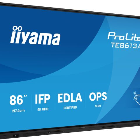 iiyama TE8613A-B2AG Écran d'affichage dynamique En forme de kiosk 2,17 m (85.6") Wifi 500 cd/m² 4K Ultra HD Écran tactile Intégré dans le processeur Android