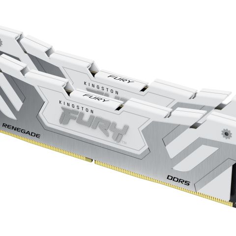 Kingston Technology FURY 48 Go 8400MT/s DDR5 CL40 CUDIMM (kit de 2) Renegade White XMP