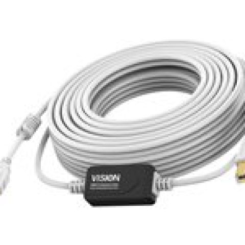 Vision TC 10MUSB+/2 câble USB 10 m USB 2.0 USB A USB B Blanc