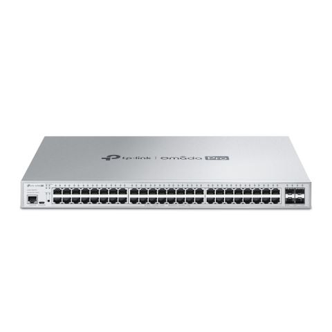 TP-Link Omada Pro S5500-48GP4XF commutateur réseau Géré L2/L2+ Gigabit Ethernet (10/100/1000) Connexion Ethernet, supportant l'alimentation via ce port (PoE) Gris