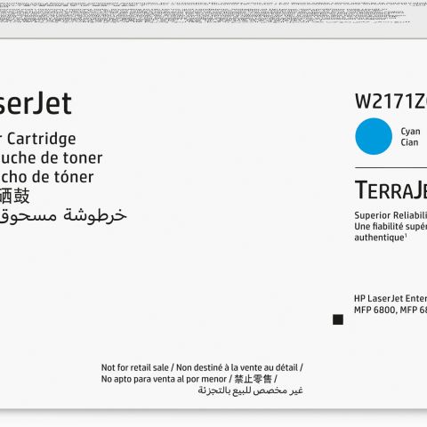 HP Cartouche de toner cyan Contract LaserJet authentique W2171ZC