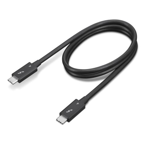 Lenovo 4X91K16968 Câble Thunderbolt 0,7 m 40 Gbit/s Noir