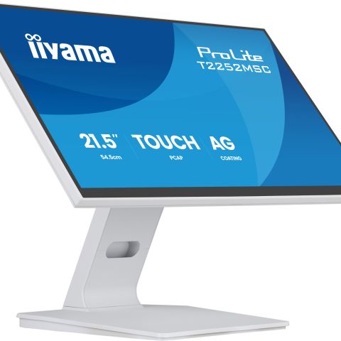 iiyama ProLite T2252MSC-W2AG écran plat de PC 54,5 cm (21.4") 1920 x 1080 pixels Full HD LCD Écran tactile Blanc