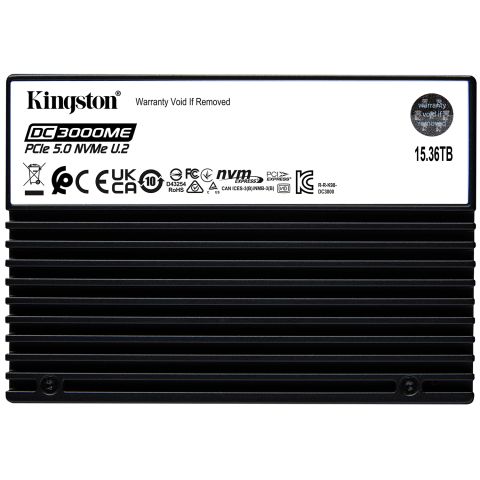 Kingston Technology 15,36TB DC3000ME U.2 PCIe 5.0 NVMe TCG Opal Enterprise SSD