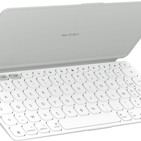 Logitech Keys-To-Go 2 clavier Universel Bluetooth AZERTY Français Blanc
