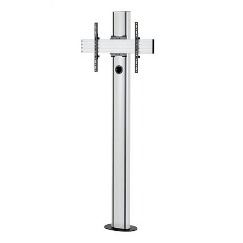 B-Tech BT8704/BS support d'écran plat pour bureau 190,5 cm (75") Noir, Argent