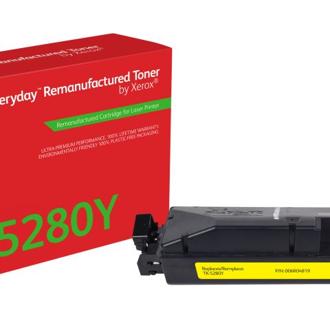 Remanufacturé Everyday Toner remanufacturé Jaune Everyday™ de Xerox compatible avec Kyocera TK-5280Y, Capacité standard