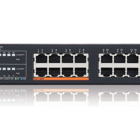 Zyxel XMG1915-18EP Géré L2 2.5G Ethernet (100/1000/2500) Connexion Ethernet, supportant l'alimentation via ce port (PoE)