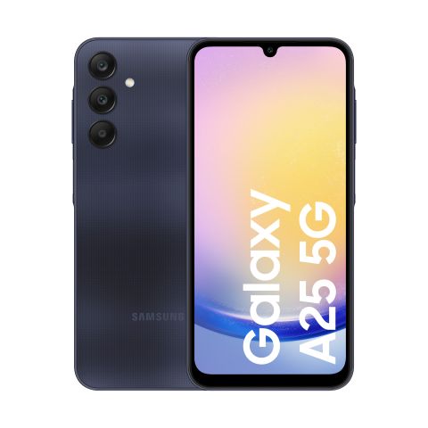 Samsung Galaxy A25 5G SM-A256B 16,5 cm (6.5") Double SIM Android 14 USB Type-C 128 Go 5000 mAh Noir, Bleu