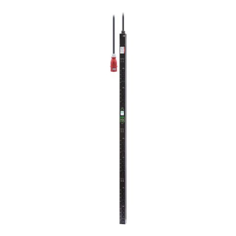 APC Easy Rack PDU, Switched Metered Outlet, 0U, 3 Phase, 22kW, 230V, 32A, (18) C13 and (6) C19 outlets, IEC60309 3P+N+PE inlet
