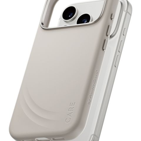 PanzerGlass CARE by ® FLOW Case Vanilla w. MagSafe iPhone 17 Pro coque de protection pour téléphones portables 16 cm (6.3") Housse Beige