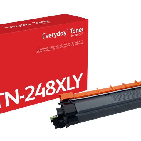 Xerox Toner Jaune Everyday™ de compatible avec Brother TN248XLY, Grande capacité