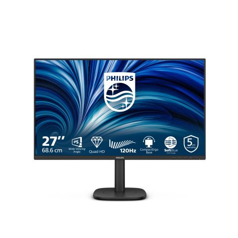 Philips 27B2N3500J/00 écran plat de PC 68,6 cm (27") 2560 x 1440 pixels 2K LCD Noir