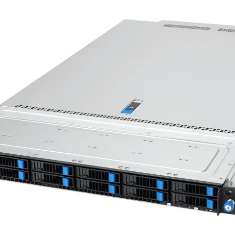 ASUS RS700-E12-RS12U Rack (1 U) Noir, Acier