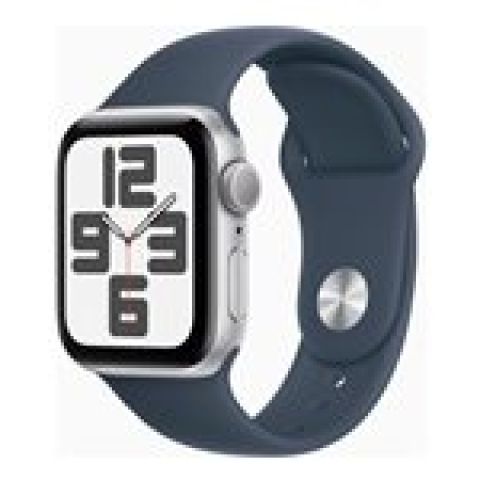 Apple Watch SE OLED 40 mm Numérique 324 x 394 pixels Écran tactile Argent Wifi GPS (satellite)