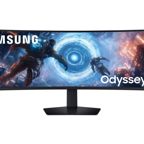 Samsung G91F écran plat de PC 124,5 cm (49") 5120 x 1440 pixels Dual QHD LCD Noir