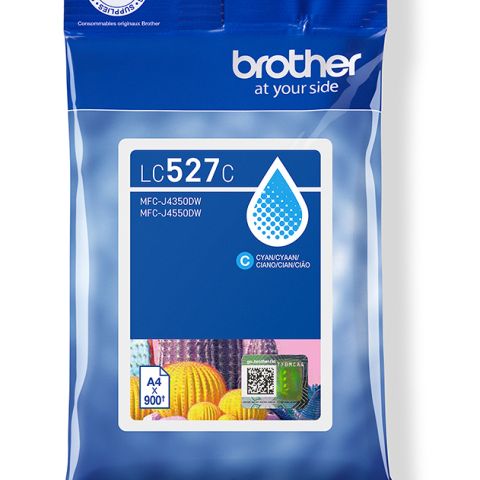 Brother Cartouche d'encre authentique LC527C - Cyan