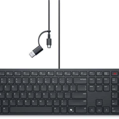 DELL KB525C clavier Bureau USB QWERTY Anglais britannique Noir