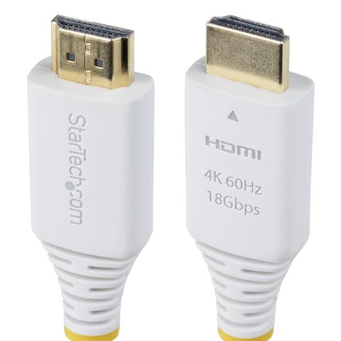 StarTech.com HDMI2-CABLE-4K60-6FW câble HDMI 1,8 m HDMI Type A (Standard) Blanc