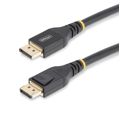 StarTech.com Câble DisplayPort 1.4 Actif de 10m Certifié VESA - Câble DisplayPort DP8K avec HBR3, HDR10, MST, DSC 1.2, HDCP 2.2, 8K 60Hz, 4K 120Hz - Câble/Cordon DP 1.4 Mâle/Mâle (M/M)