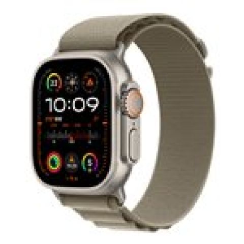 Apple MT5U3ZM/A accessoire intelligent à porter sur soi Bande Olive Polyester recyclé, Spandex, Titane