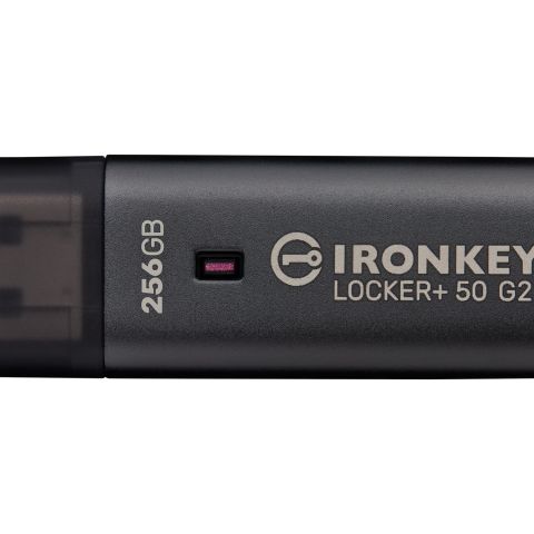 Kingston Technology IronKey 256 Go Locker Plus 50 G2, FIPS 197, AES-256